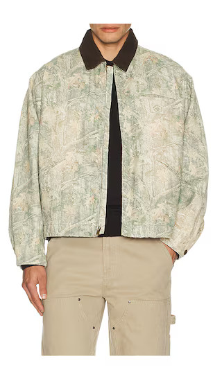 Utility Canvas Work Jacket in Camouflage | Revolve Clothing (Global)