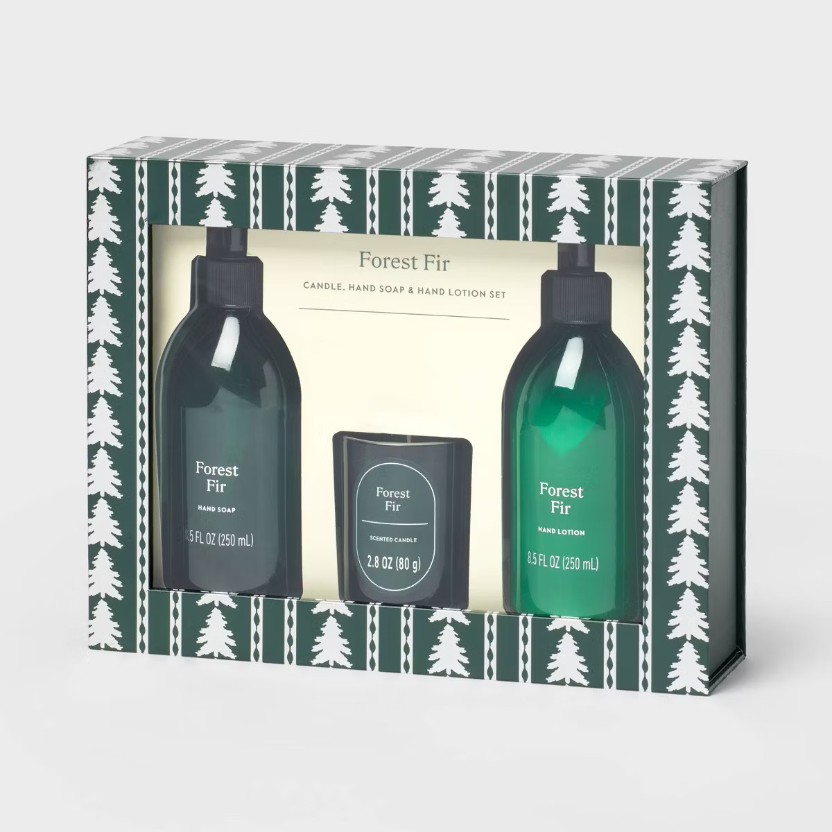 Forest Fir Personal Care Hand Soap and Lotion Candle Gift Set Green - Threshold™ | Target