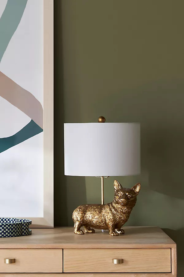 The Icon Table Lamp: Dog Edition | Anthropologie (US)