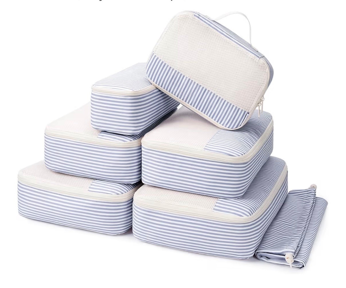 I genuinely think packing cubes are the best invention! I have just ordered these and cant wait!!
Just thought I would share as we are coming into holiday seasonnnn☀️☀️ ad #amazon

#LTKsummer #LTKuk #LTKtravel