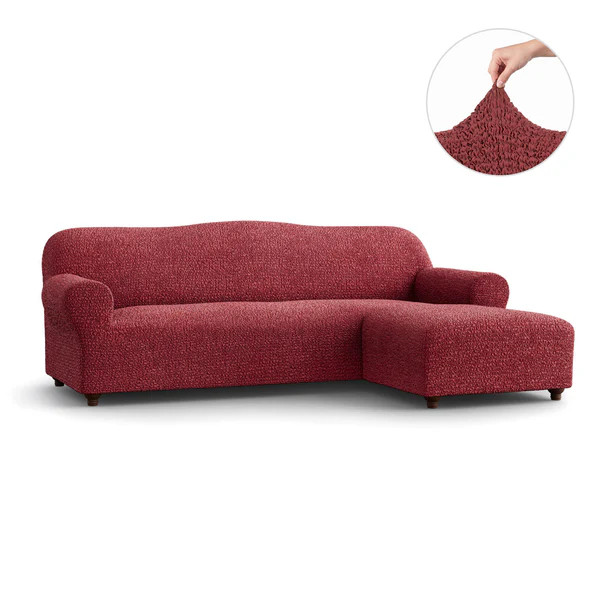 L-Shaped Sofa Slipcover (Right Chaise), CottonRich Collection | Mamma Mia Covers