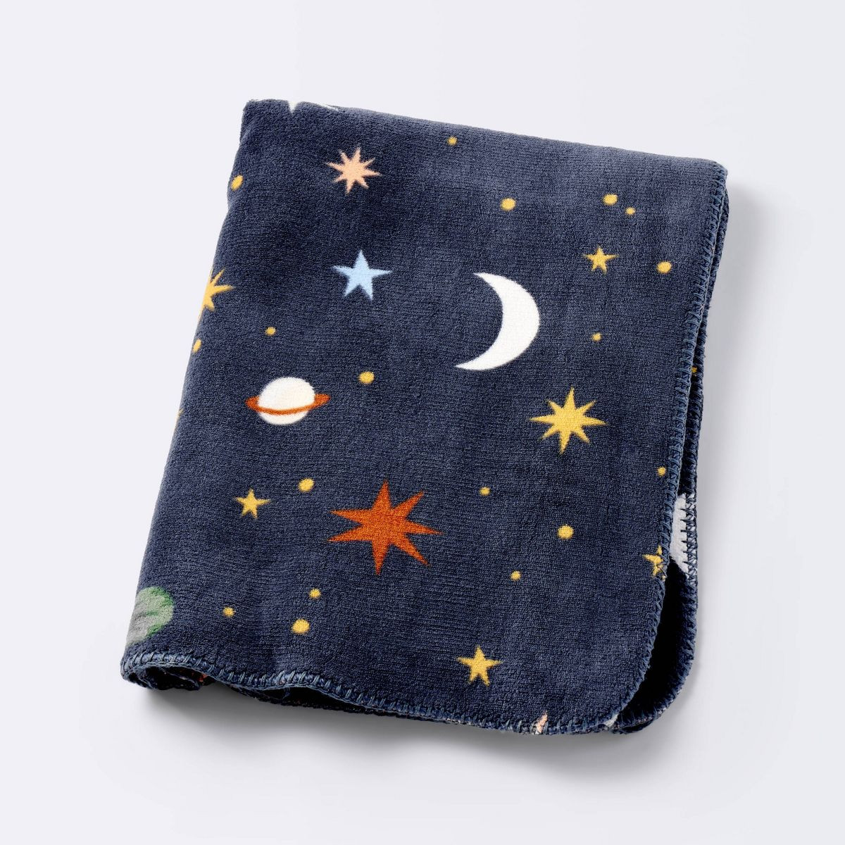 Plush Baby Blanket - Space - Cloud Island™: Classic Patterns | Target