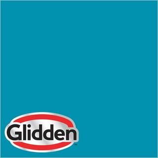 Glidden Premium 1 gal. #HDGB40 Caribbean Sea Semi-Gloss Interior Paint with Primer-HDGB40P-01SN -... | The Home Depot