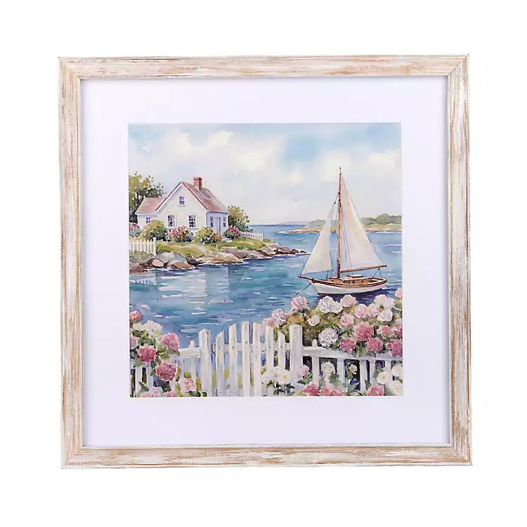 Sailing on the Coast Framed Art Print | Kirklands