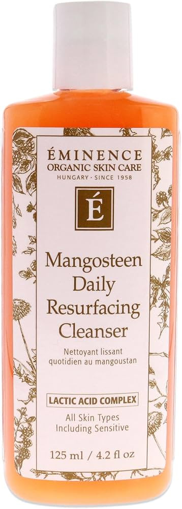 ÉMINENCE Eminence Organic Skincare Mangosteen Daily Resurfacing Cleanser, 4.2 Ounce | Amazon (US)
