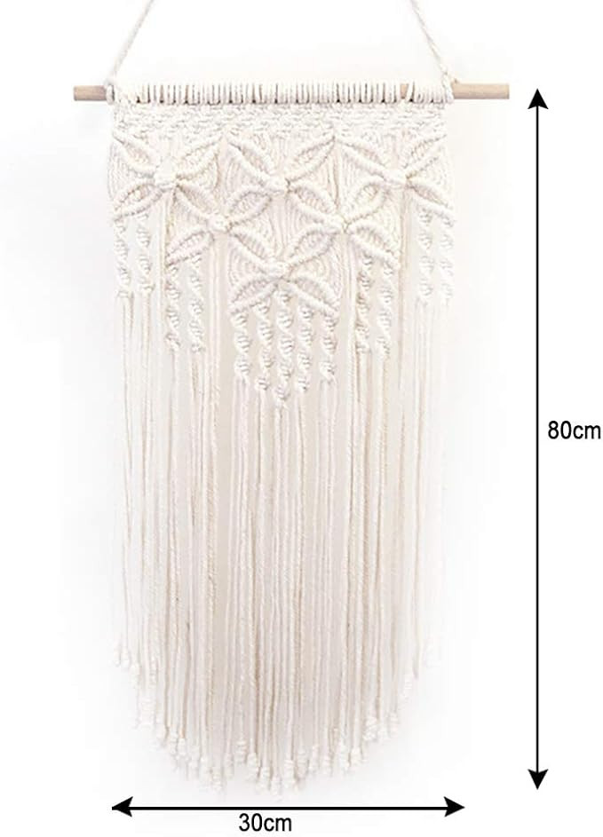Byans Macrame Wall Hanging - Woven Wall Art - Macrame Tapestry - Hang on living room,bedroom,wedd... | Amazon (US)