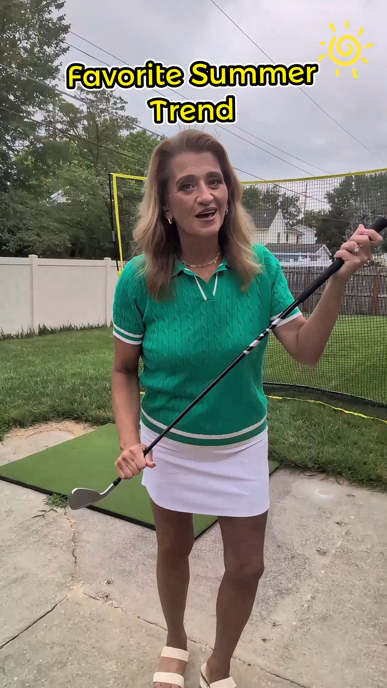 Favorite Summer Trend

Golf skirts with summer sweaters are big this season, and bring back memories from the 80's and 90's styles!  Mix and match lots of colors and designs and have some fun!

#skort #summersweater #golf 

 

#LTKSeasonal #LTKActive #LTKFindsUnder50