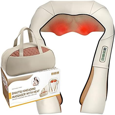 FIVE S FS8801 Deep Tissue 3D Kneading Shiatsu Neck, Shoulder, Back, Leg and Foot Massager Pillow ... | Amazon (US)