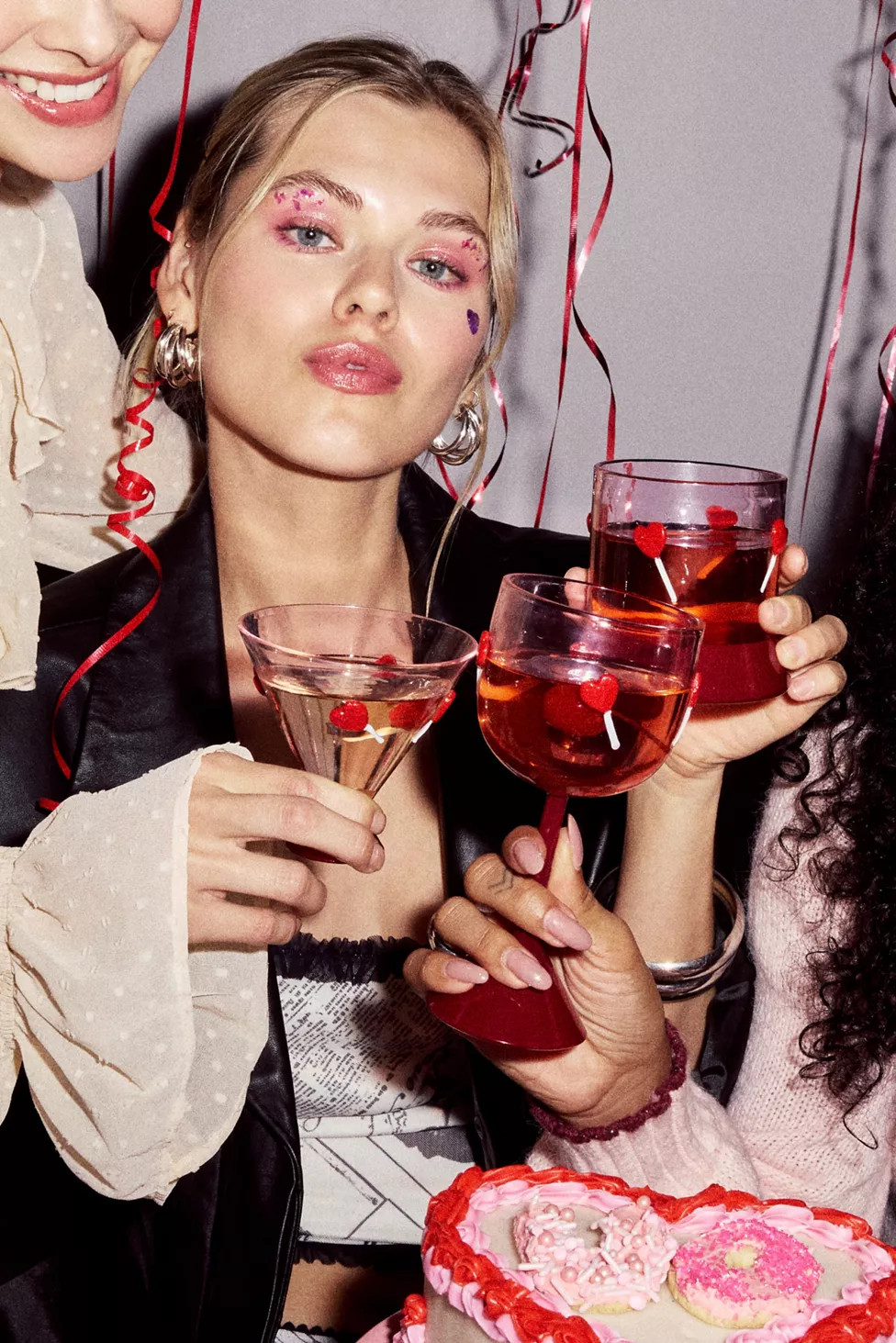 Heart Lollipop Wine Glass | Urban Outfitters (US and RoW)