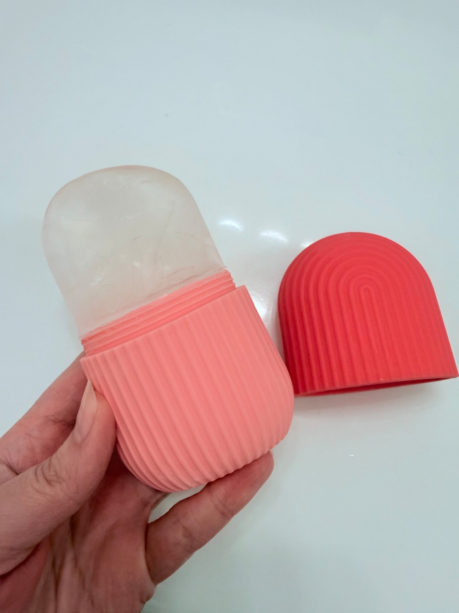 This face ice roller can eliminate relief under eye puffiness, brighten complexion, tighten and shrink pores, stimulate blood circulation, and reduce inflammation. I love to use it in the morning. It really wakes your face up. It’s made of great quality silicon and it’s very affordable. You can even add pieces of mint, cucumber or whatever you prefer to the water before pouring it into the mold. 

#LTKselfcare #LTKmorningroutine #LTKBeauty