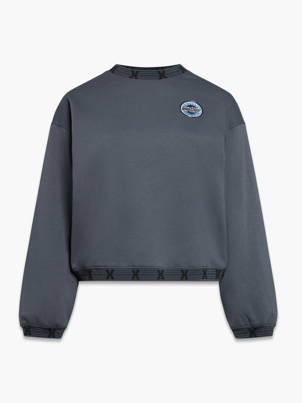 Xssential Holographic Logo-Trim Sweatshirt | Savage x Fenty - North America