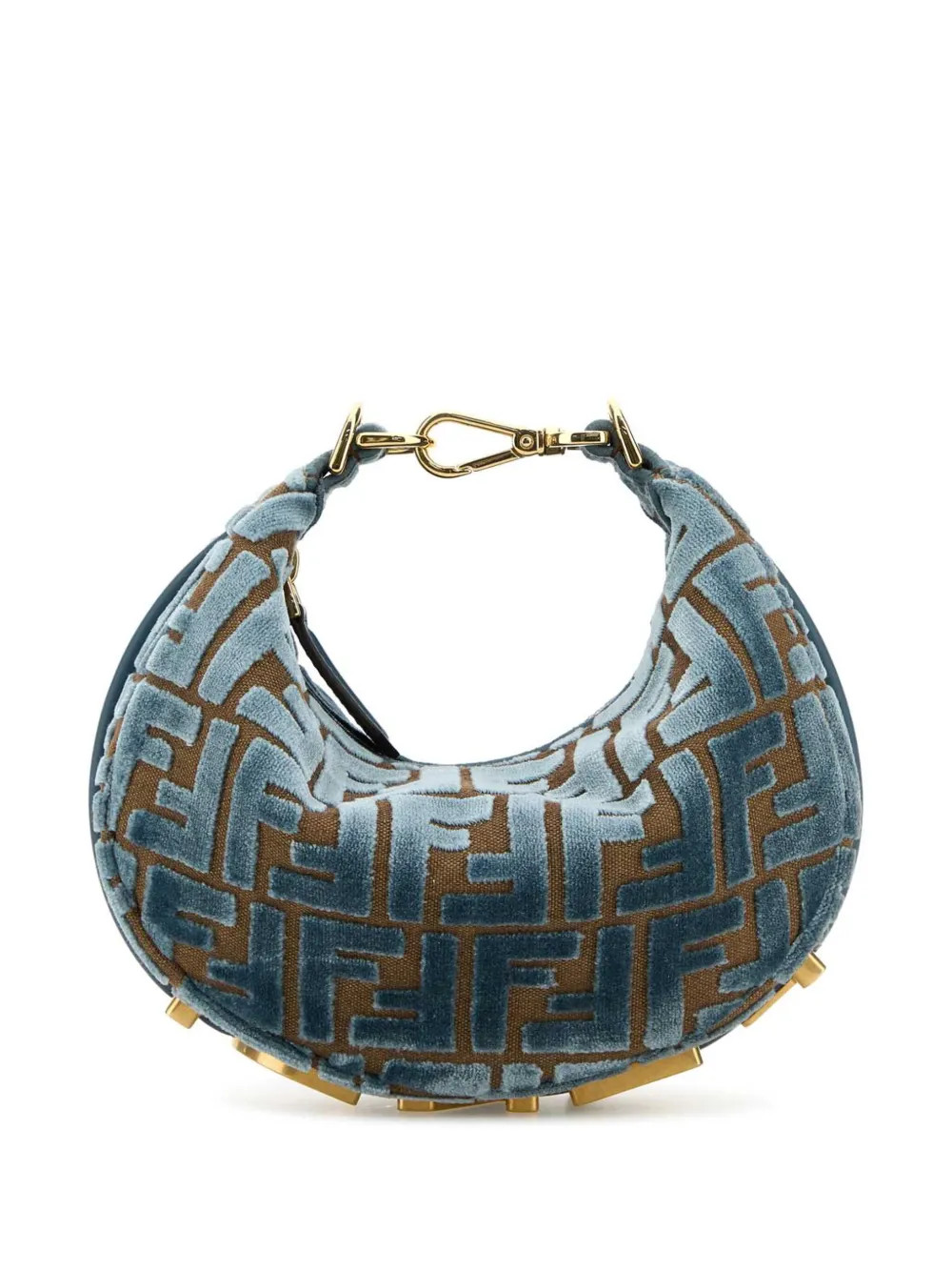 FENDI Mini Fendigraphy Tote Bag | Blue | FARFETCH | Farfetch Global