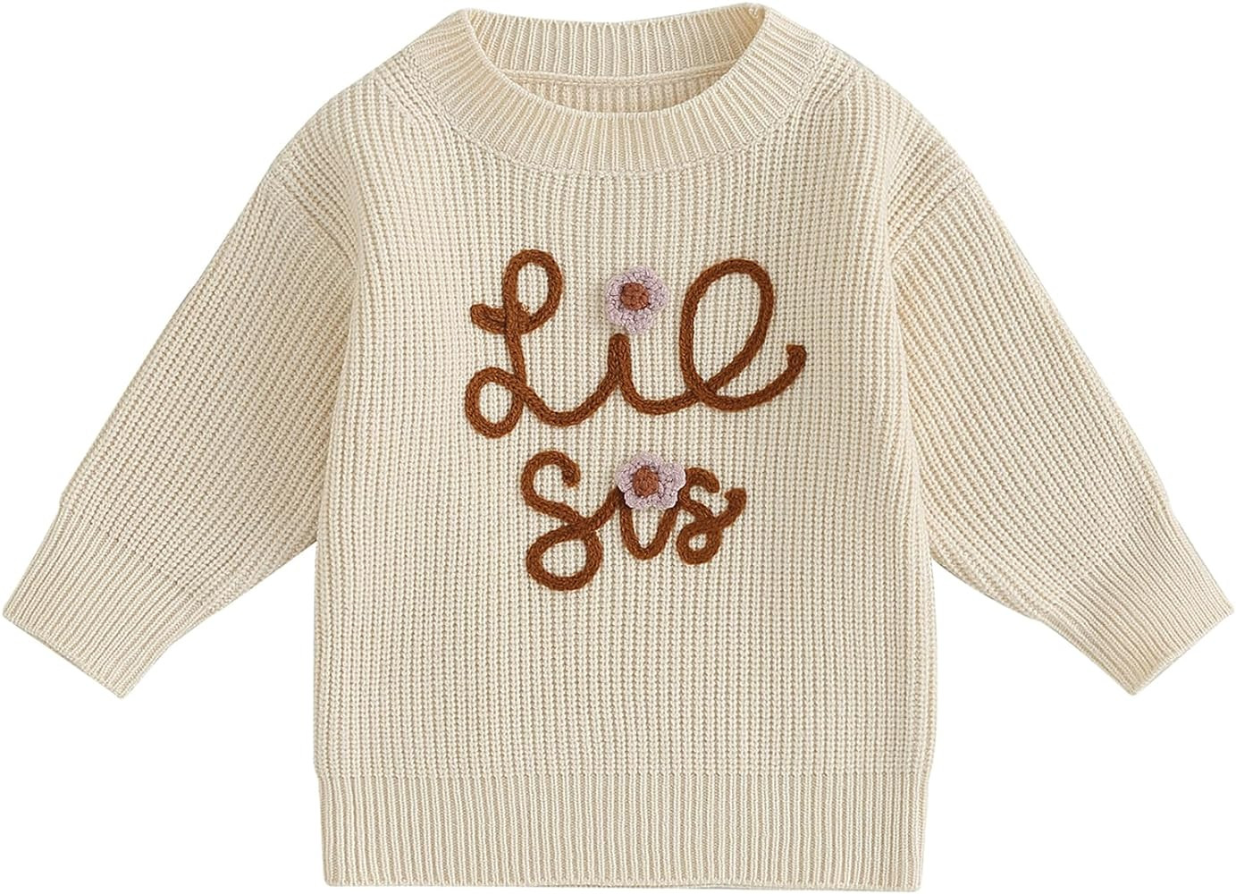 CIYCUIT Toddler Baby Girl Boy Sweater Fall Winter Warm Long Sleeve Knit Oversized Sweater | Amazon (US)