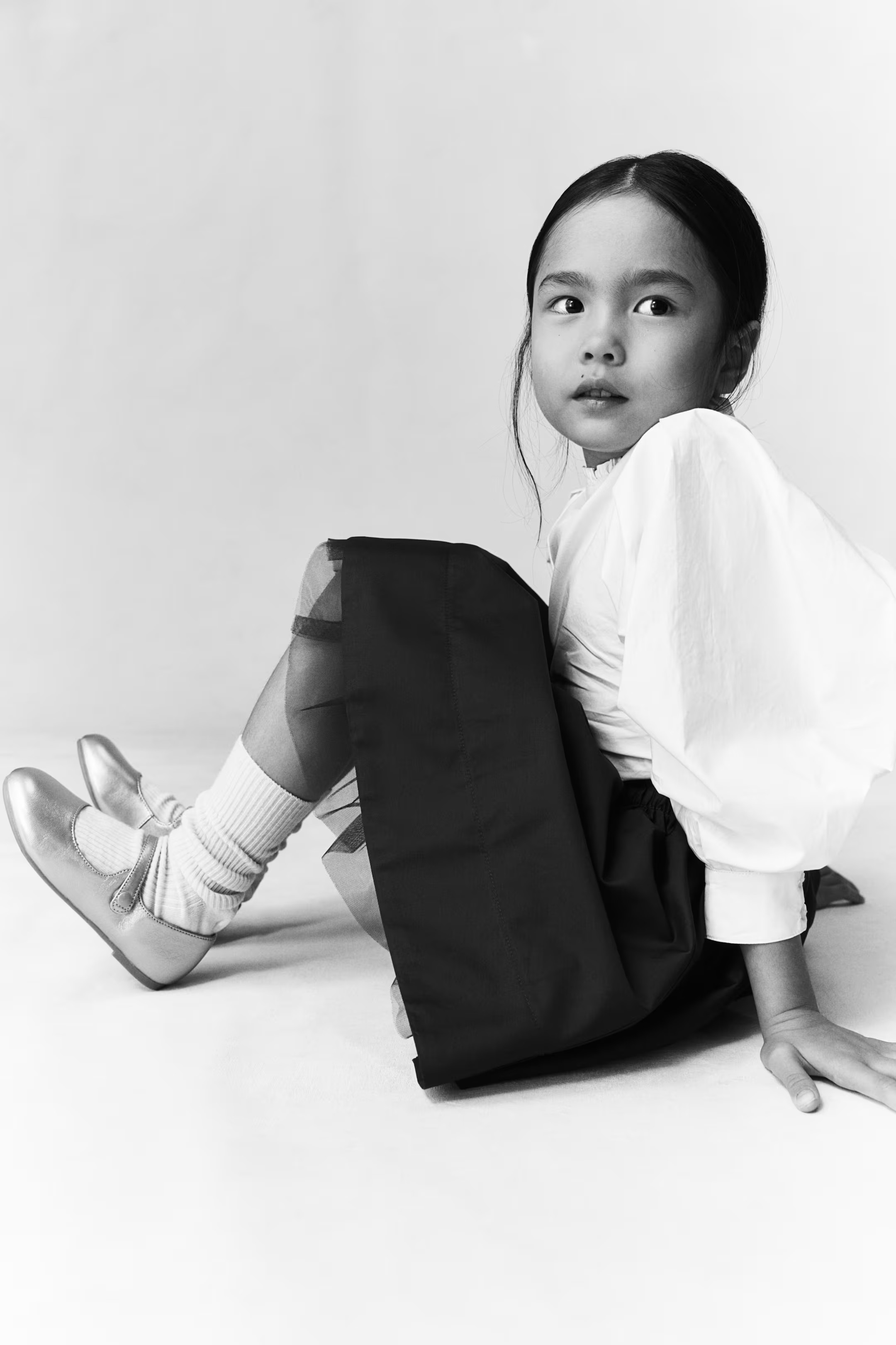 Leather Mary Janes - Gold-colored - Kids | H&M US | H&M (US + CA)