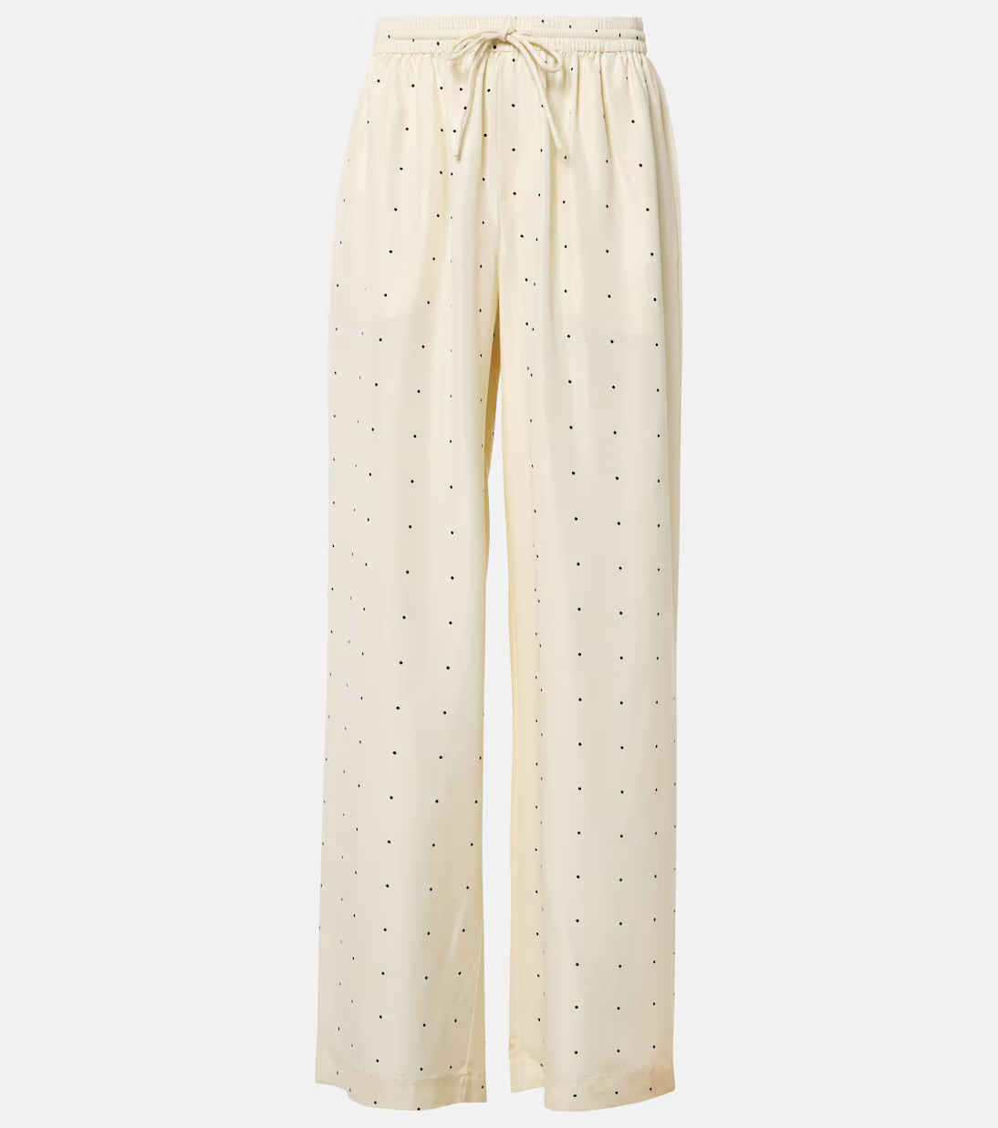Polka-dot silk wide-leg pants | Mytheresa (US/CA)