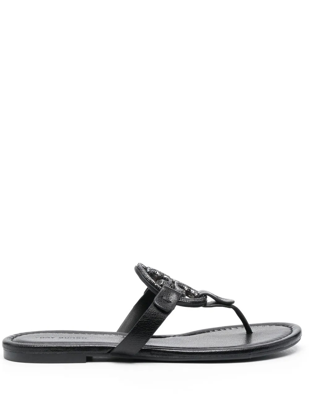 Tory Burch Miller logo-plaque Sandals - Farfetch | Farfetch Global