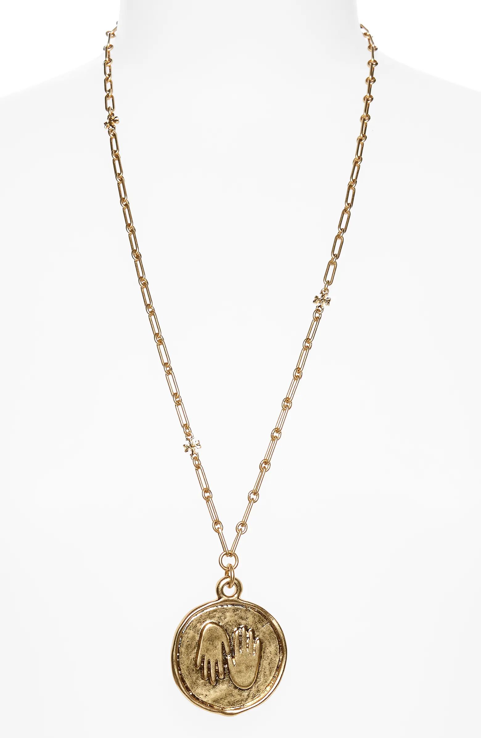 Roxanne Medallion Chain Necklace | Nordstrom