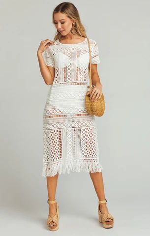 Clea Cover Up ~ White Crochet | Show Me Your Mumu