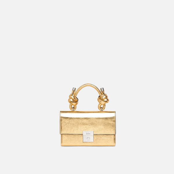 MARY BAG MINI METALLIC GOLD | behno