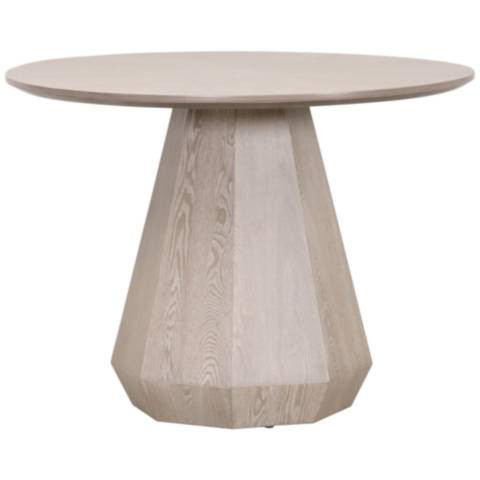 Coulter 42" Wide Natural Gray Ash Wood Round Dining Table | Lamps Plus