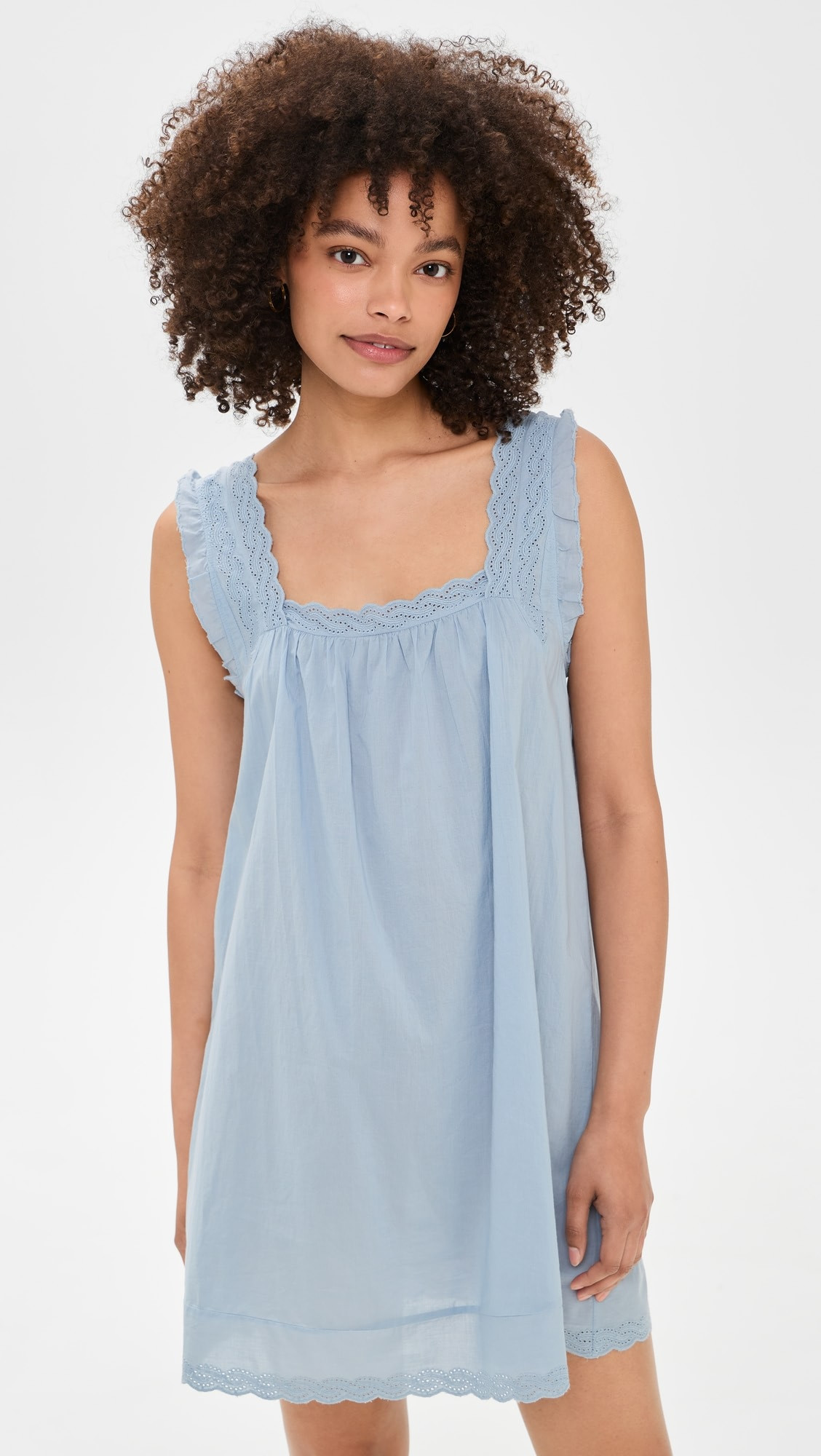 The Eyelet Mini Tank Dress | Shopbop