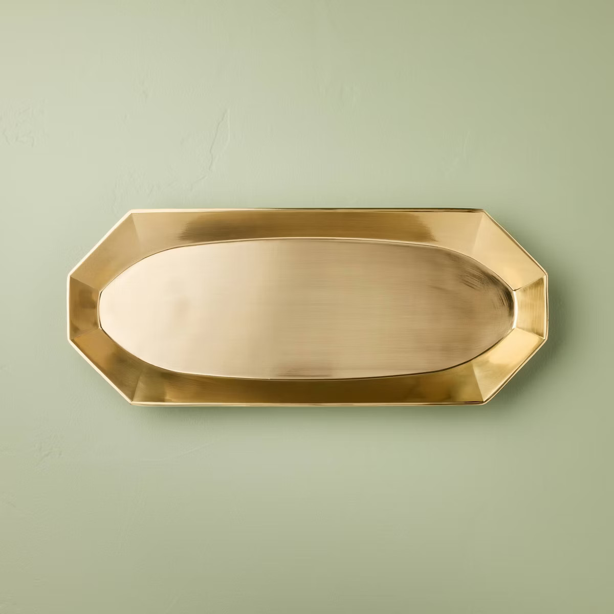 20" Brass Cast Tray - Hearth & Hand™ with Magnolia | Target