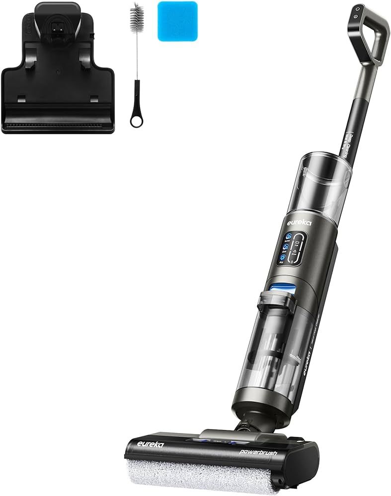 Eureka RapidWash Cordless Wet Dry Vacuum Mop Self Cleaning Smart Cleaner for Carpet Hard Floors S... | Amazon (US)