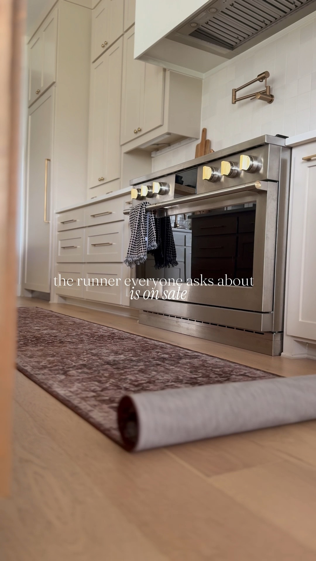 the perfect kitchen runner is on sale!! 
low pile, machine washable, & still gives the warm lived-in look 🤎

#kitchenrunner #rug #neutralhomedecor

#LTKSaleAlert #LTKHome