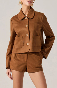 Click for more info about Jude Faux Suede Jacket