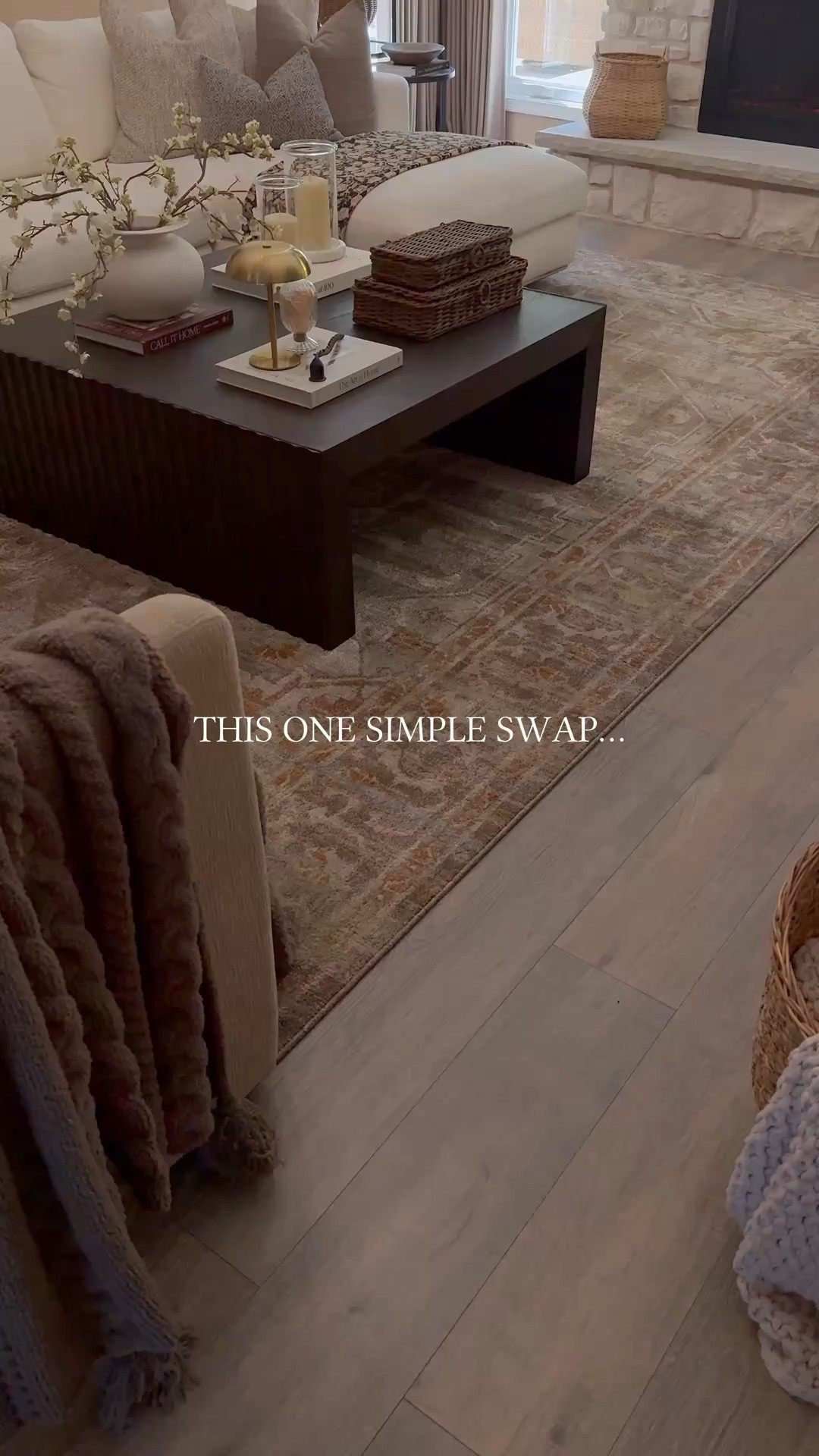 One Simple Swap That Completely Changed My Living Room ✨

I’ve had this rug for a few weeks now and I’m still in awe. It completely transformed the feel of the space and made everything look so much lighter, brighter, warmer, and more pulled together. The texture is beautiful, the neutral tone works with everything, and it adds such a cozy layered look without feeling too heavy.

My rug is from my friends over at @Quince — the Eden Performance Rug in Beige, size 7’10” x 10’2” — and honestly it’s one of those pieces that made the whole room feel refreshed the second it was rolled out.

#livingroomrug #livingroomdecor #neutralhome #cozylivingroom #rugfinds

living room | neutral rug | beige rug | performance rug | cozy home | home refresh | rug styling | neutral decor | designer inspired | living room inspo | home finds | cozy textures | warm neutrals | area rug | home styling | affordable decor | layered home | soft tones | living room ideas | timeless decor | interior inspo | home details | cozy aesthetic | neutral living room | decor finds