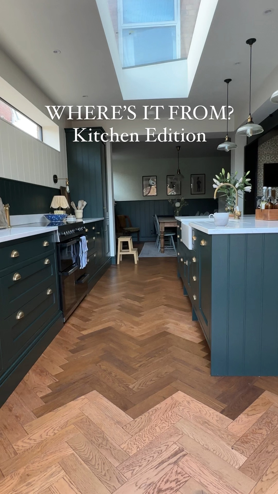 Sharing some kitchen sources.

The units are DIY Kitchens Helmsley in Heritage Green, the worktop is from Gemini, the flooring is Factory flooring direct and the accessories and lighting is linked 💫

#LTKhome #LTKeurope