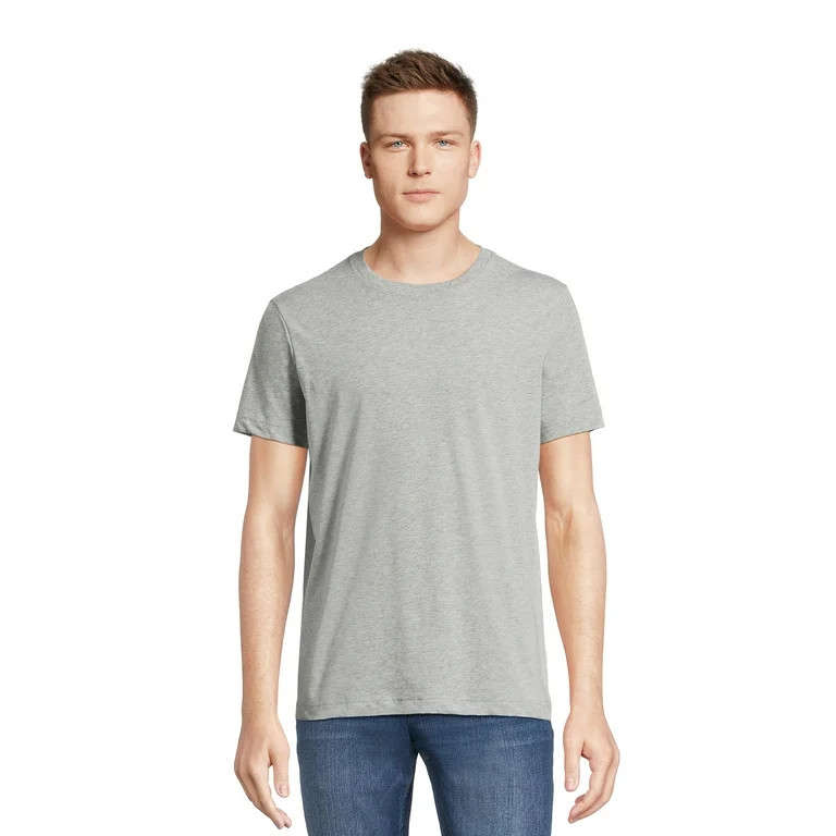 George Men's Crewneck Tee with Short-Sleeves, Sizes XS-3XL | Walmart (US)