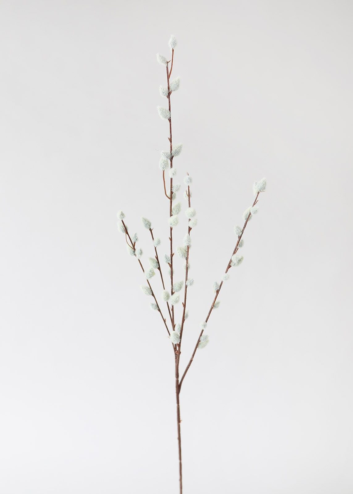 Gray Artificial Pussy Willow Branch 31" | Afloral (US)