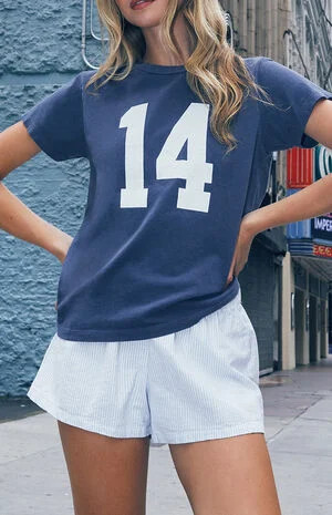 John Galt Navy 14 T-Shirt | PacSun