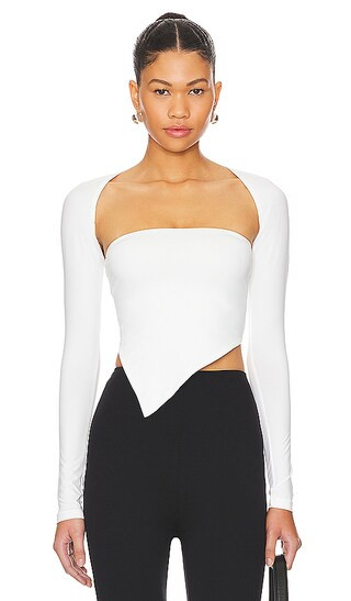 Dax Shrug Top in Black | Revolve Clothing (Global)