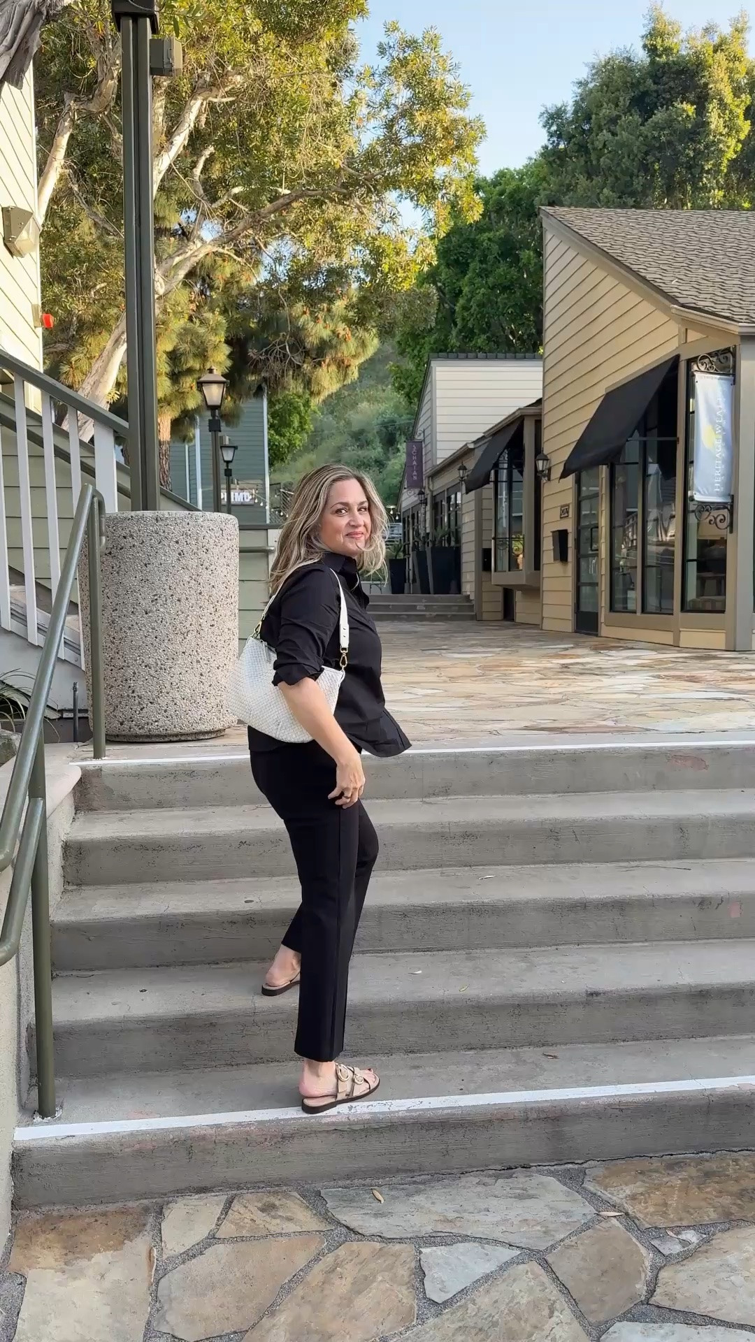 My poplin button up & the pants I like to call my  “Jackie pants” are 40% off!

#LTKdayinmylife #LTKOver40 #LTKSaleAlert