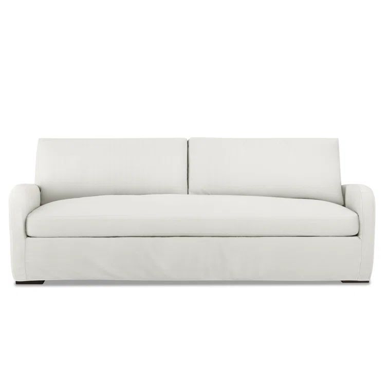 Jonze 93'' Recessed Arm Slipcovered Sofa with Reversible Cushions | Wayfair North America
