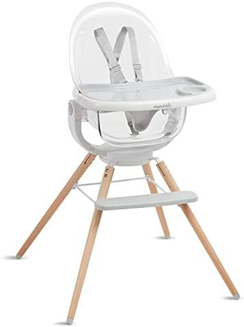 Munchkin 360° Cloud Baby High Chair with Clear Seat and 360° Swivel | Amazon (US)