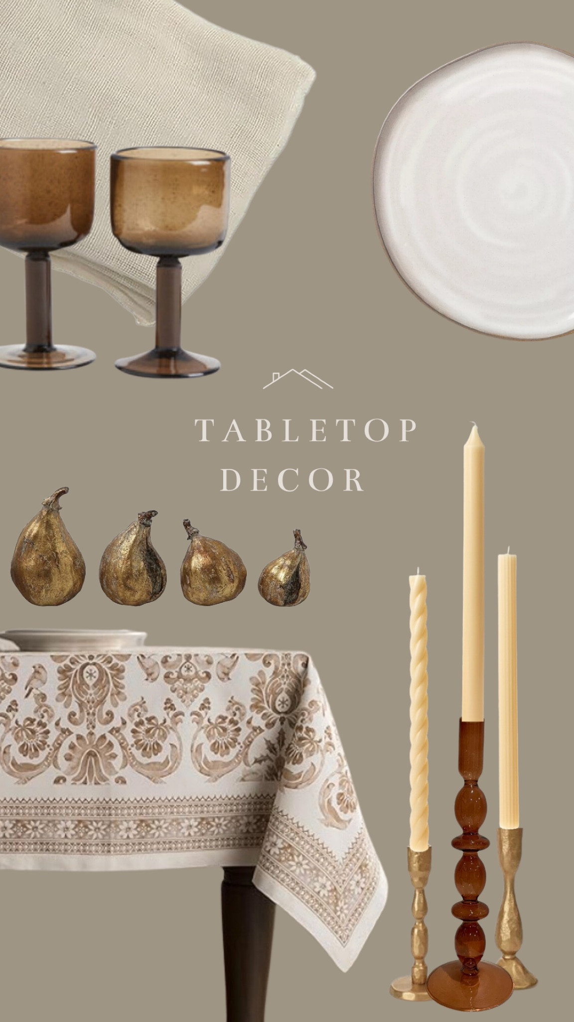 High-end Holiday Tablescape Look for a whole lot less! Shop them all 🤎

#LTKhome #LTKHoliday #LTKSeasonal