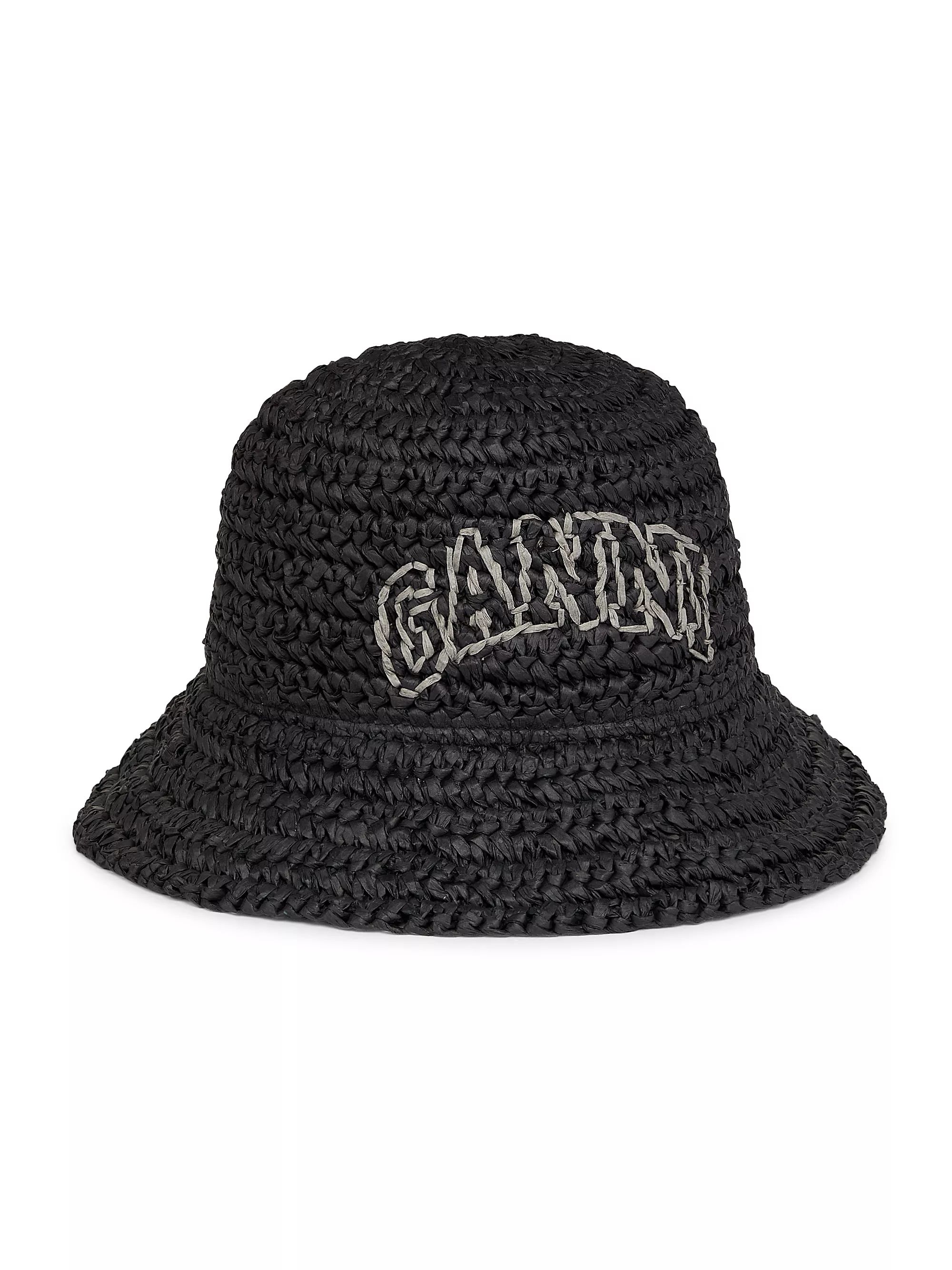 Straw Logo Bucket Hat | Saks Fifth Avenue