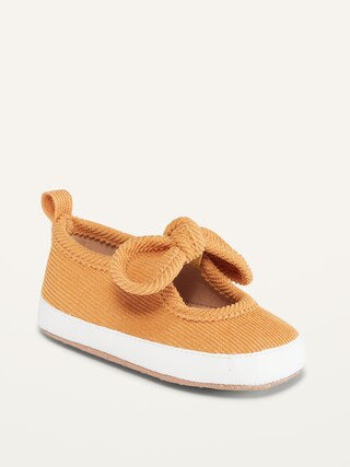 Corduroy Bow-Tie Slip-On Sneakers for Baby | Old Navy (US)