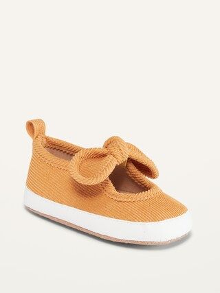 Corduroy Bow-Tie Slip-On Sneakers for Baby | Old Navy (US)