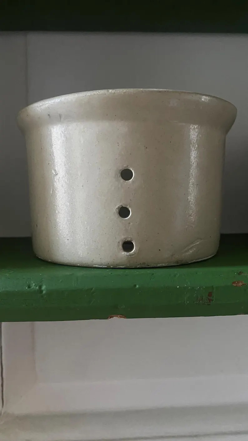 Antique French Pottery Cheese Mold: Vintage Rustic Kitchen Drainer | Etsy (Global)