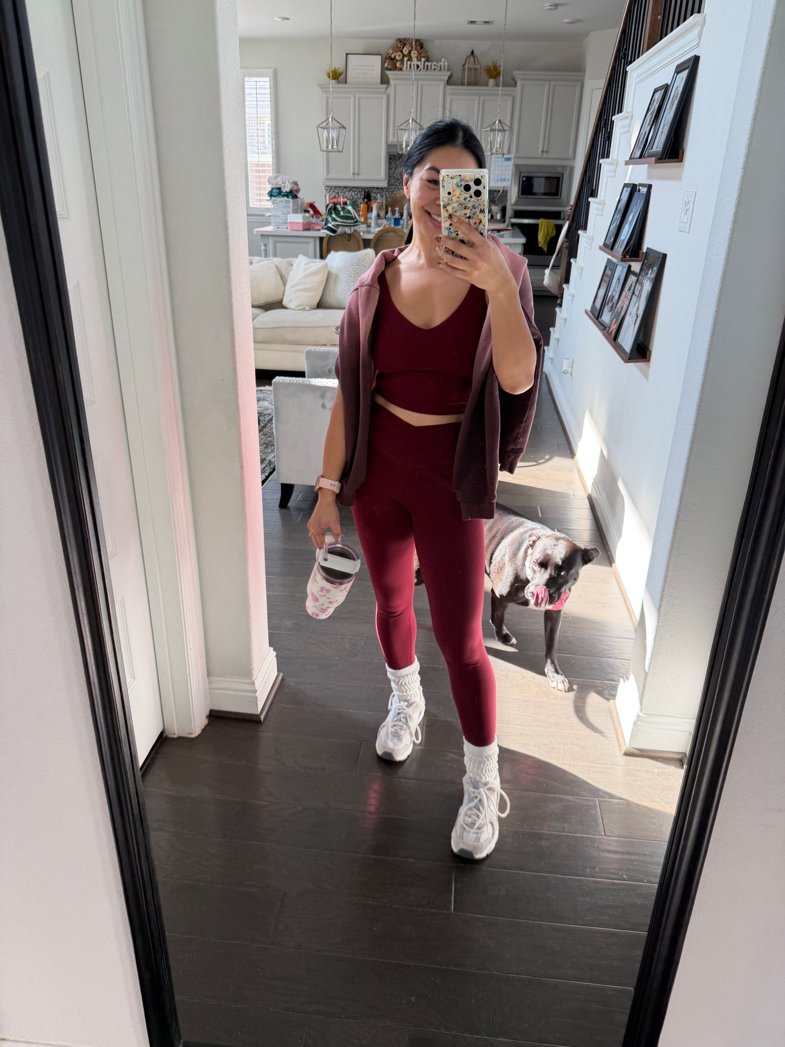 Back and abs today 

Love this aerie set 

Wearing a medium in both pieces 

#LTKdayinmylife #LTKootd #LTKfitnessgoals