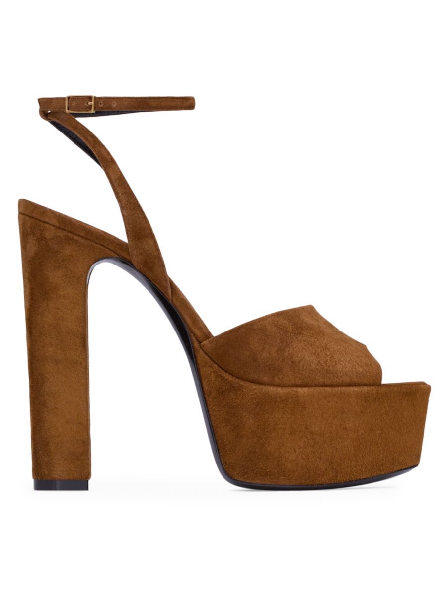 Jodie Platform Sandals in Suede | Saks Fifth Avenue