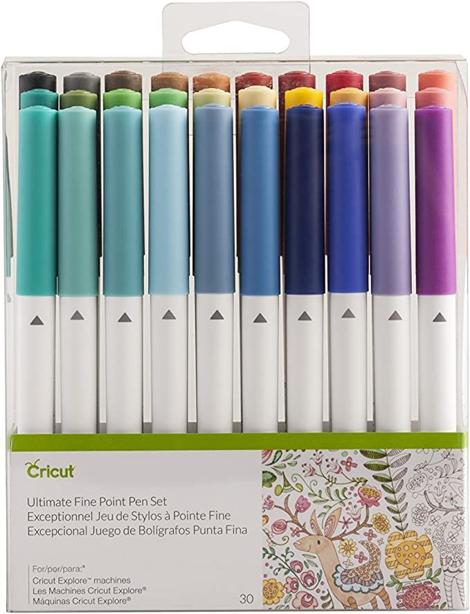 Cricut Ultimate Fine Point Pen Set, 30 Pack, Assorted | Amazon (US)