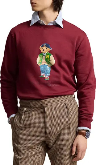 Polo Ralph Lauren Polo Bear Fleece Crewneck Sweatshirt | Nordstrom | Nordstrom