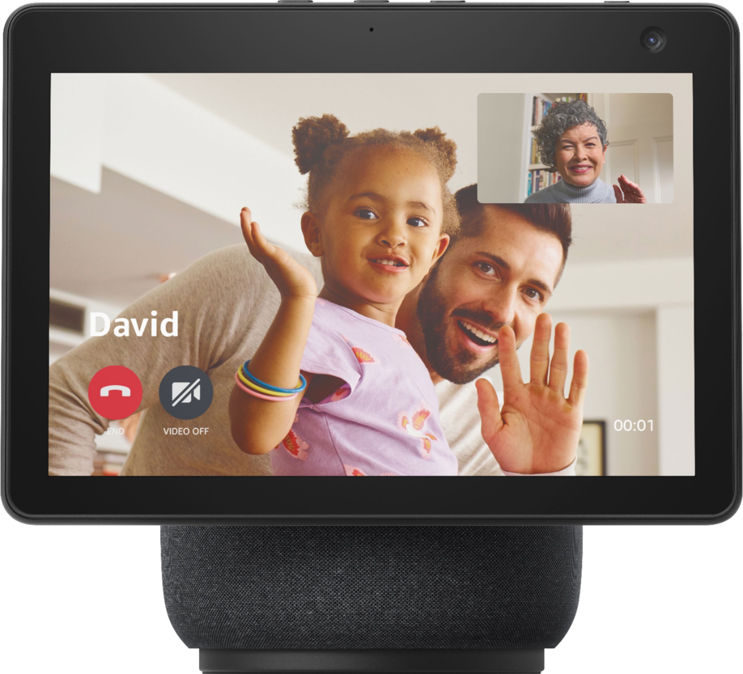Amazon Echo Show 10 (3rd Generation) 10-inch Smart Display with Alexa Charcoal B07VHZ41L8 - Best ... | Best Buy U.S.