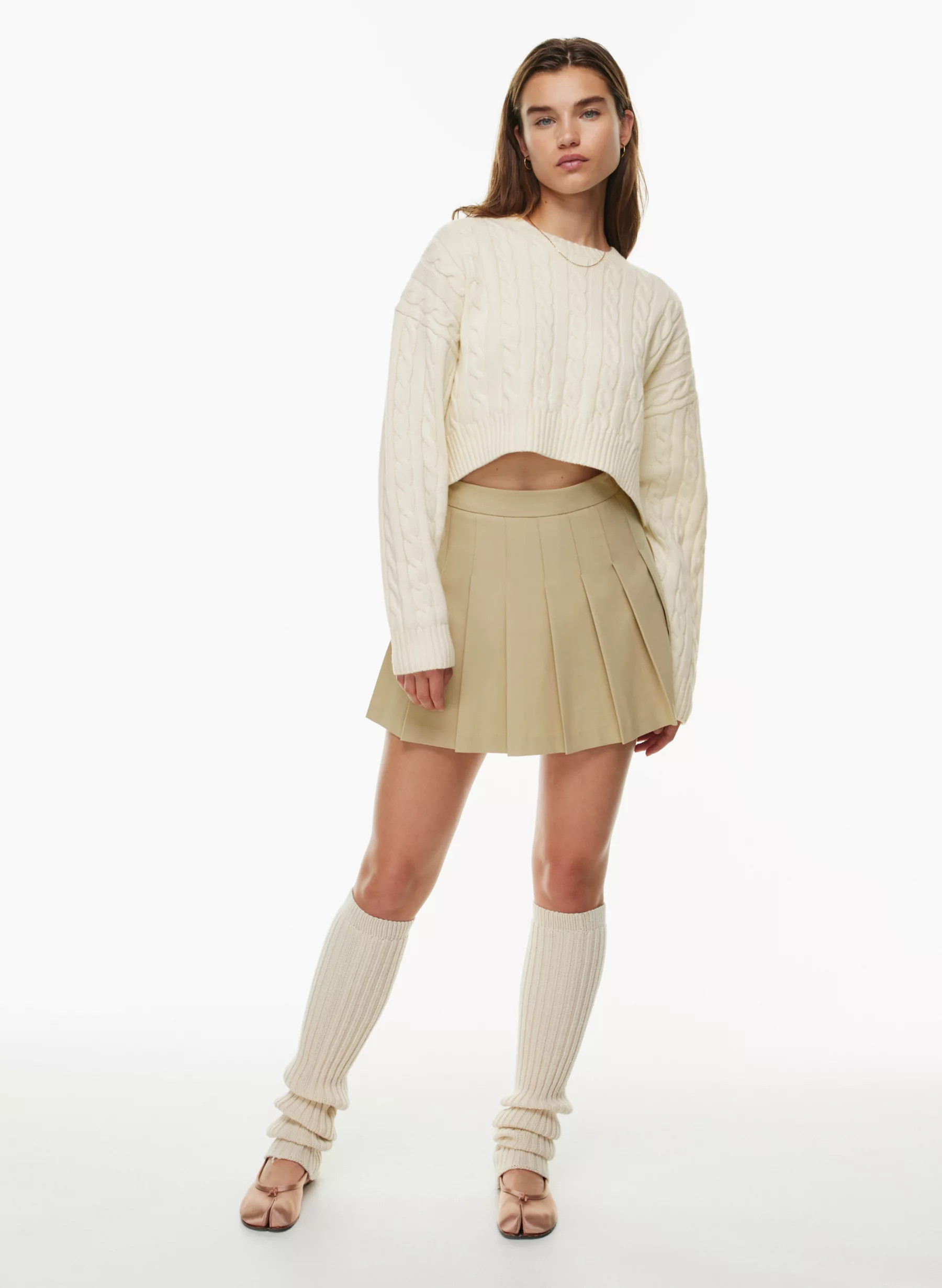 PEGGY CROPPED SWEATER | Aritzia