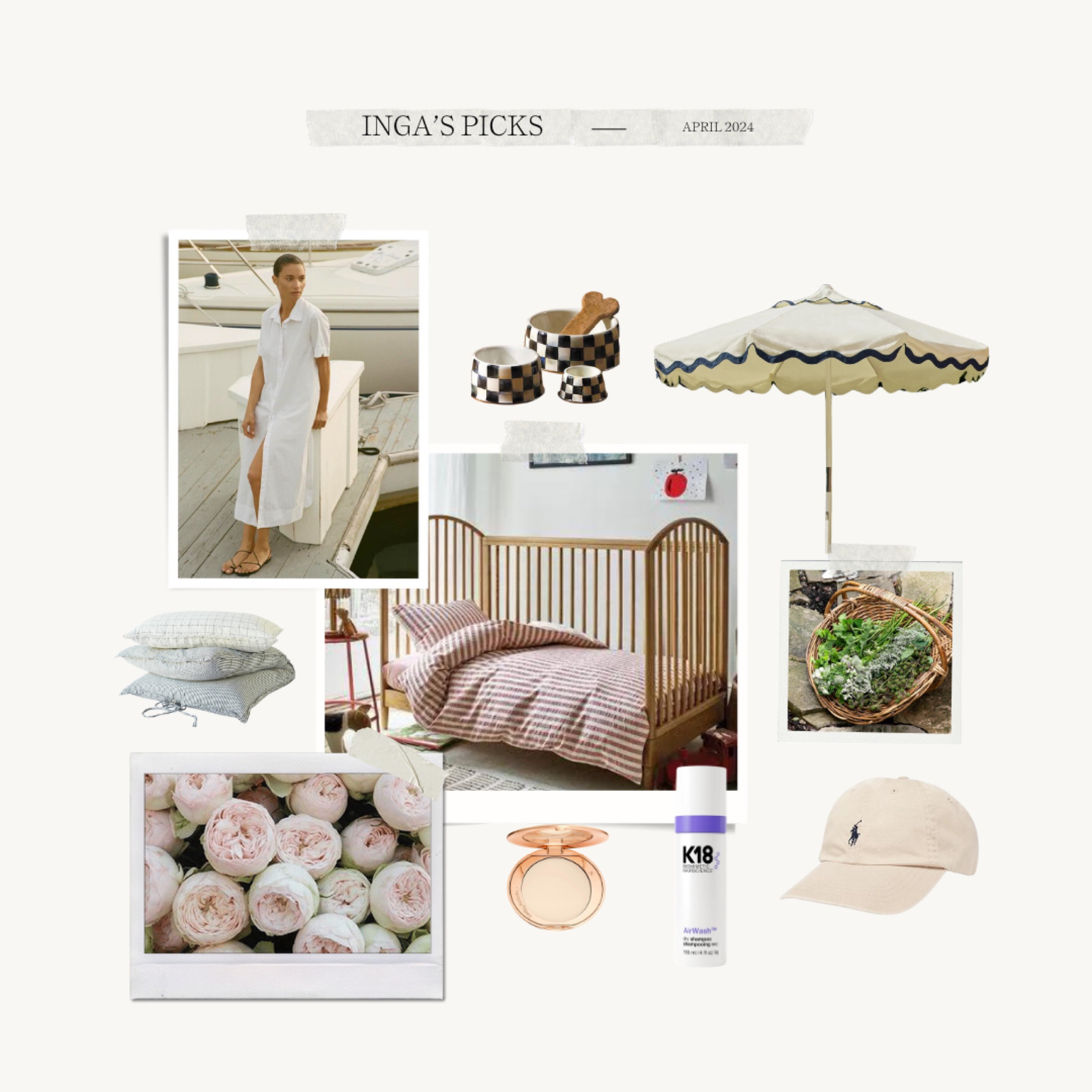 A few of my favorite purchases from this month.. the cutest outdoor umbrella, striped crib sheets, garden accessories, linen summer dress, and more. 🤎

#LTKGiftGuide #LTKSeasonal #LTKhome